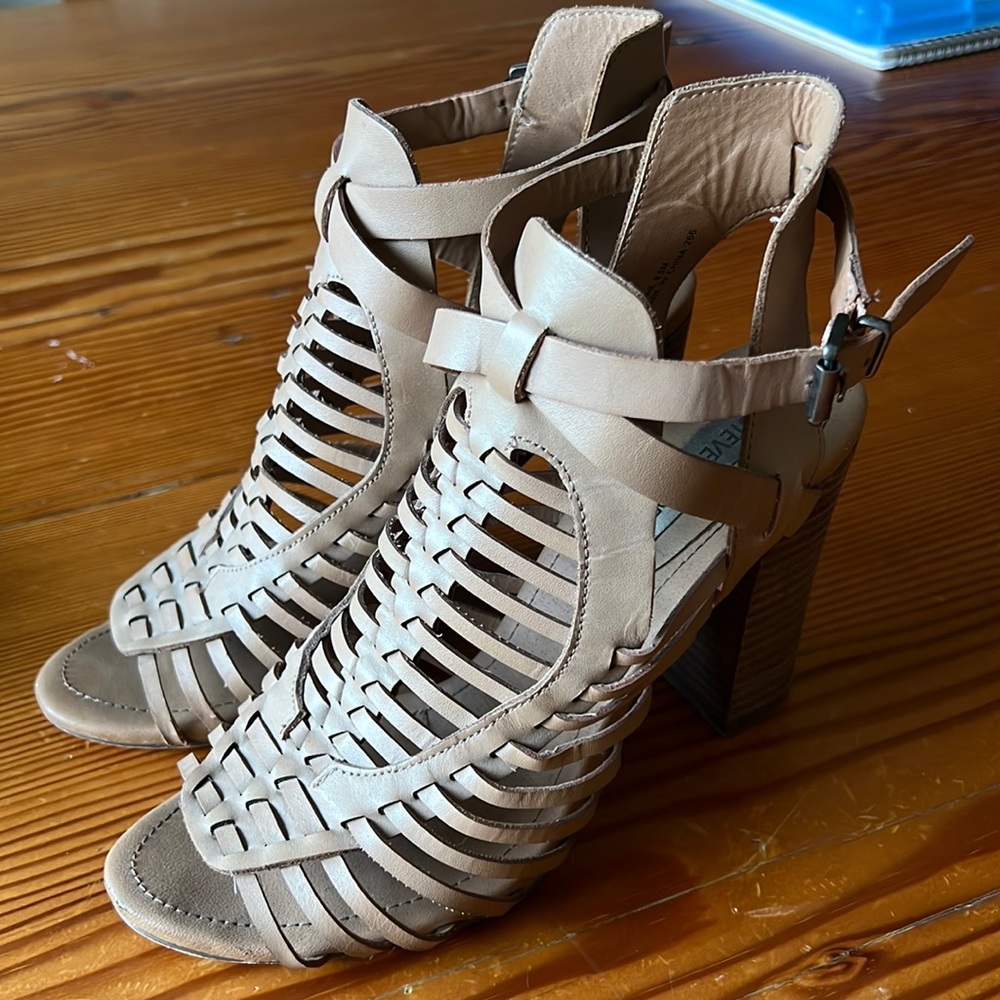 Steve Madden Savine Block Heel Sandals 8.5